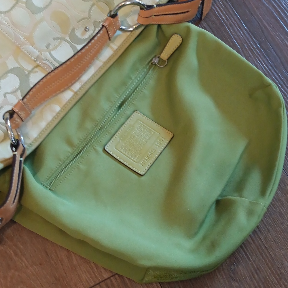 *Upcycled Coach Y2k Green Hobo With Coach Ladybugs 🐞 - Picture 16 of 17